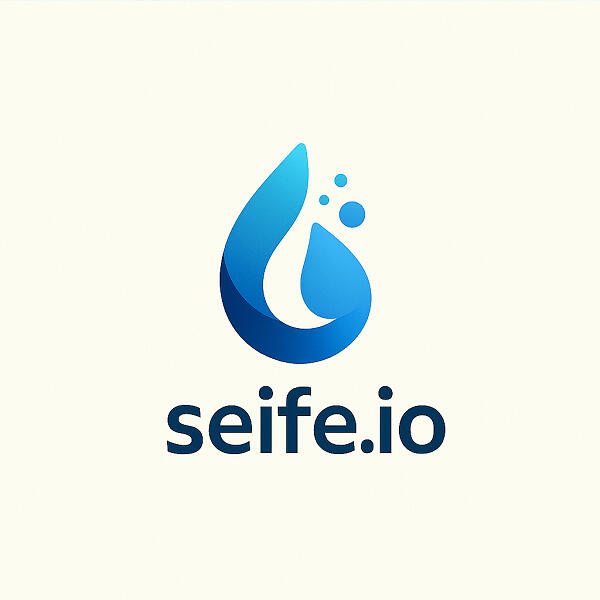 Seife.io Logo for seife.io, tech-oriented .io domain fit for a SaaS, analytics or web3 tool.