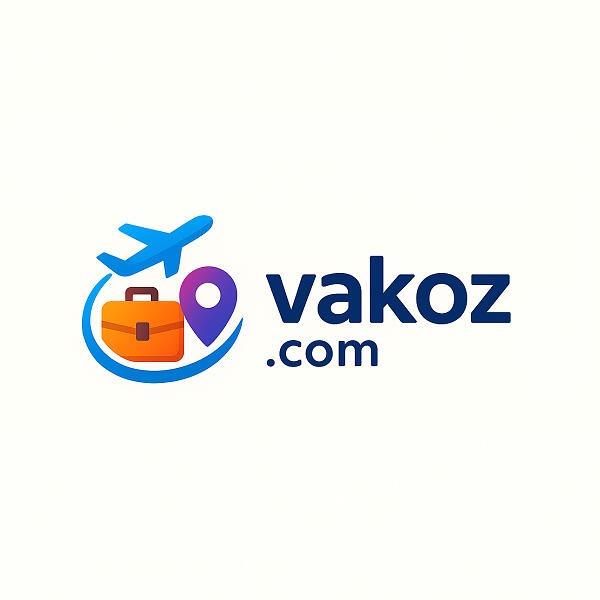 Vakoz.com Logo for vakoz.com, strong, abstract brand name. Versatile for a startup, fashion label, or software tool.