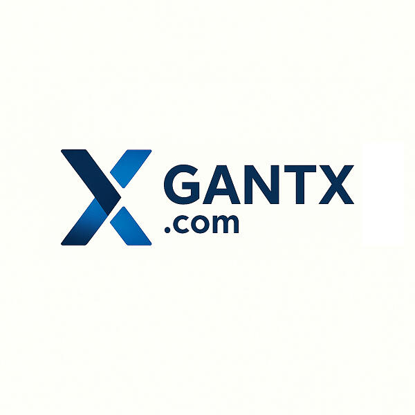 GantX.com Logo for gantx.com, bold and modern domain. Perfect for tech tools, cybersecurity, or enterprise software.